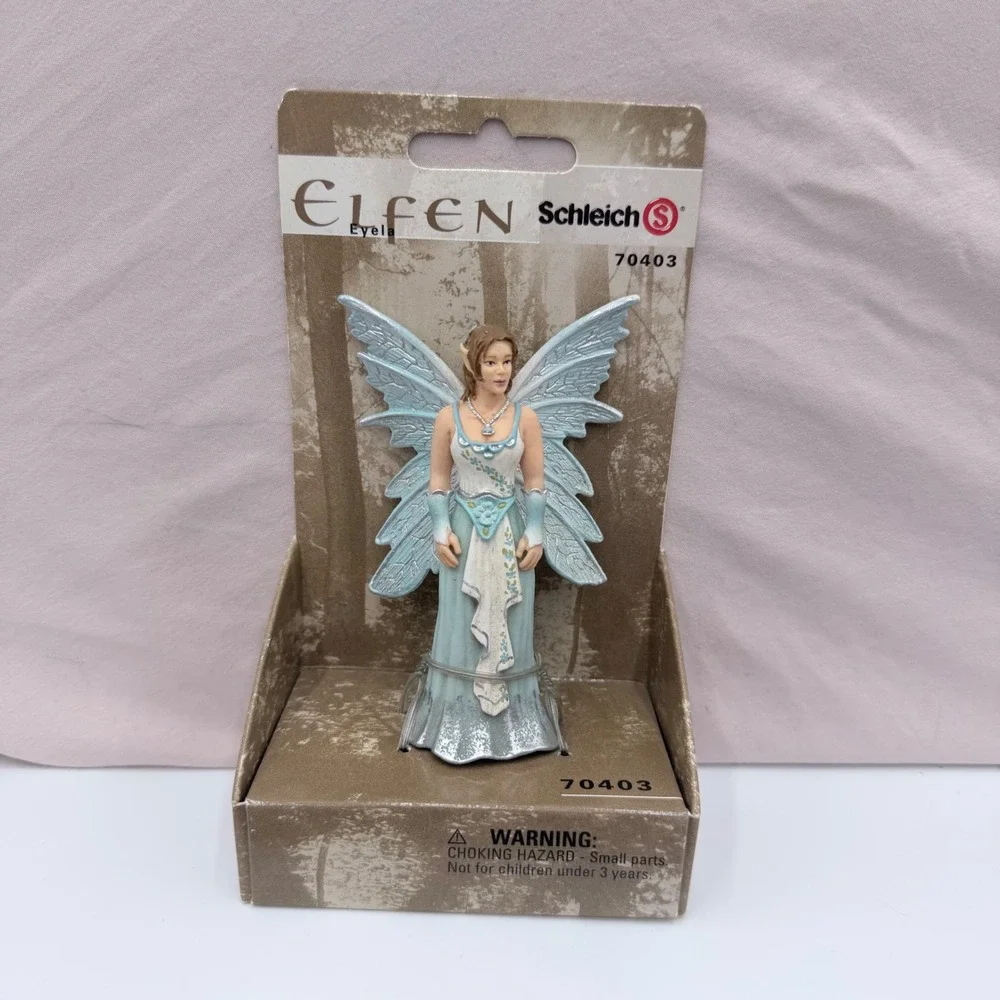 Schleich Elfen Eyela 70403 Bayala Sun Elf Princess Fairy Figure Blue Gown New